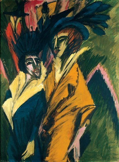 Deux femmes dans la rue - Ernst Ludwig Kirchner